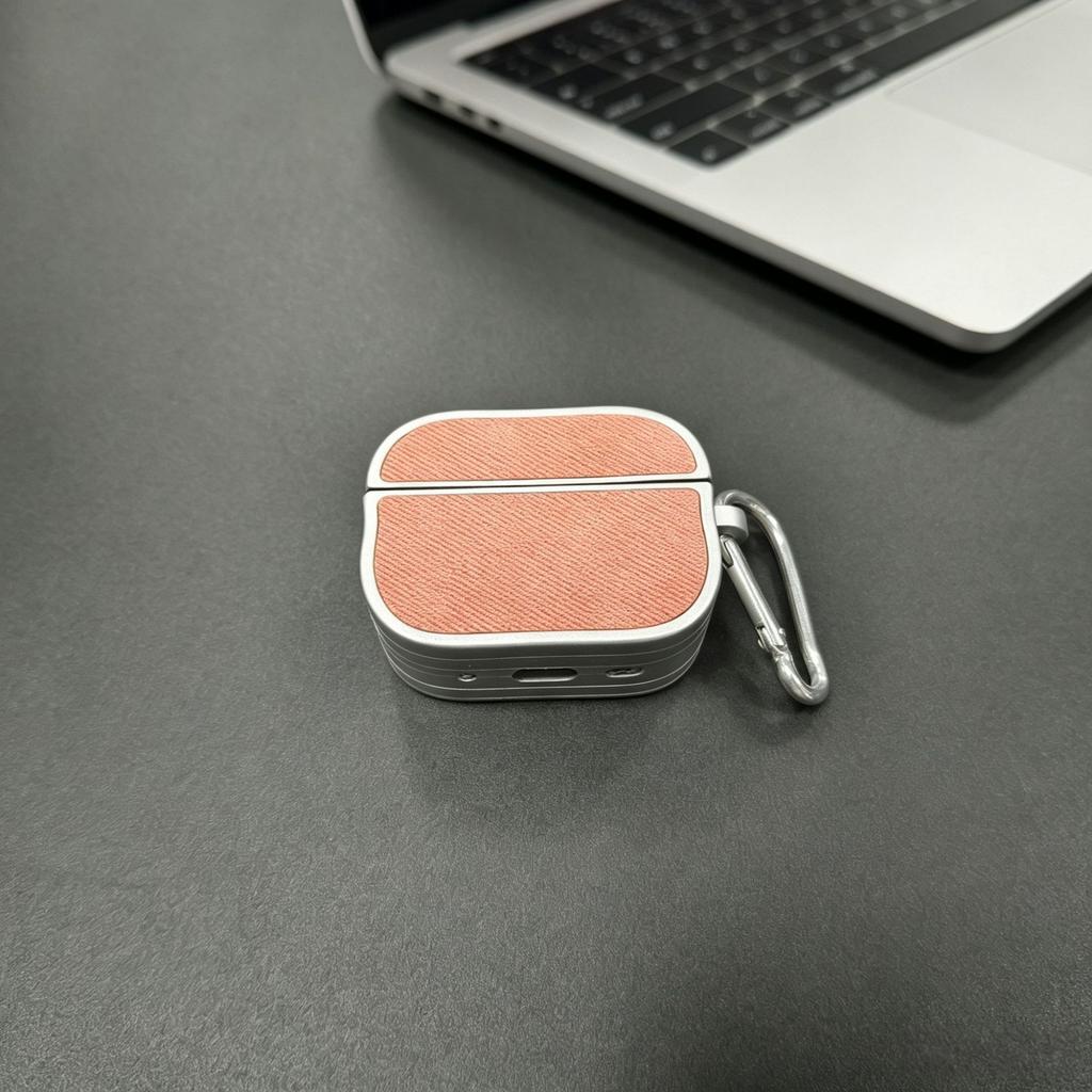 Electroplating spray paint diagonal cloth for apple AirPods 1 earphone case simple business AirPods pro1 earphone cover