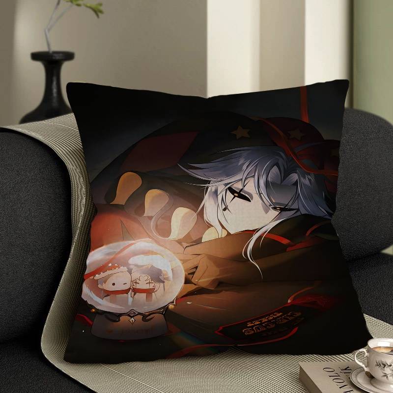 FFreak PPierrots Circus Cushion Cover Pillow Cover Decor Pillowcase Printed Cushion Case For Couch