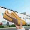 Red German Training Shoes Women's Autumn New Flat-bottomed Versatile Board Shoes Mesh Casual Sports Shoes Ins