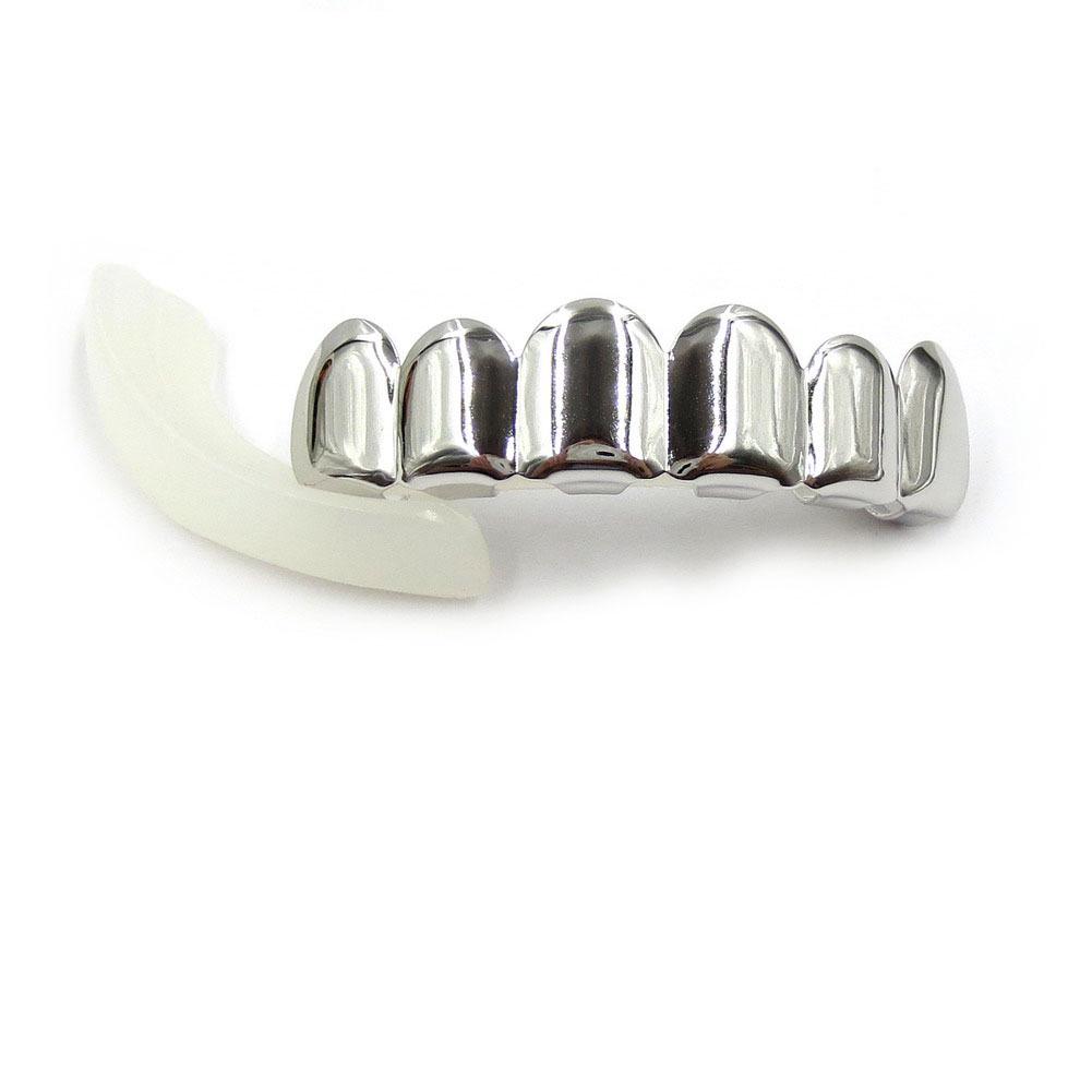 Europejski Gorący Produkt: Pozłacane prawdziwym złotem Hip Hopowe Kły Ochraniacz na zęby Grillz Dekoracja
