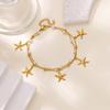 Stainless Steel Imitation Pearl Anklets for Women Gold Color Chain Ankle Bracelet Anklet Summer Beach Jewelry Accessories Gift