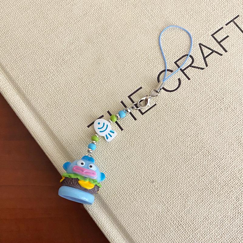 

Милая Уродливая Рыба Толстый Говяжий Бургер Брелок Шарм для Телефона Ремешок-Цепочка на Запястье Подвеска-Брелок Подарок