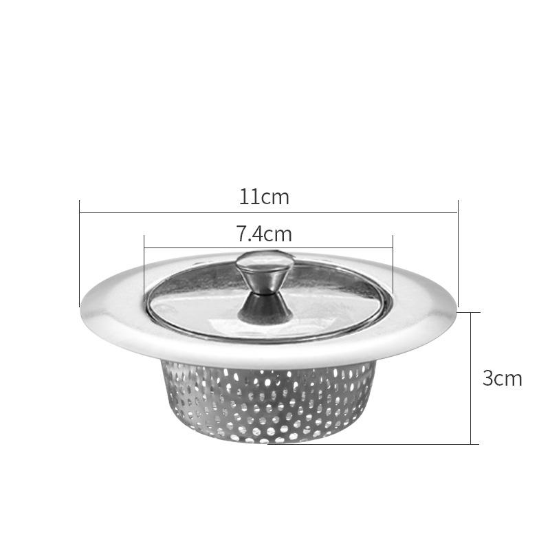 Beliebter Spülbeckenablauf aus Edelstahl mit Müllfilter für die Küche