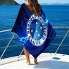 Cru-zeiro Esporte Club Crest Printed Beach Towel, Super Soft Microfiber, Perfect Gift Birthday, for Pool, Beach, Travel, for Family and Friends