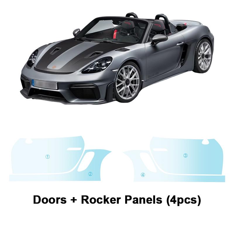 Porsche 718 Spyder/Cayman TPU Anti-scratch Brightening Film