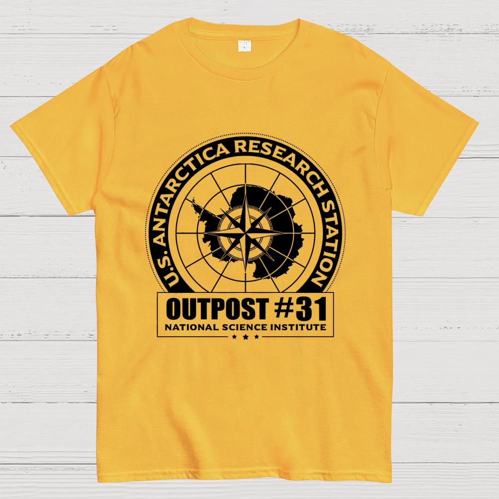 Outpost #31 Unisex 100% Cotton Summer Casual Cool Loose T-Shirt
