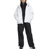 Nike Logo Print Solid Color Hooded Loose Jacket Women Outerwear White FB7673-100