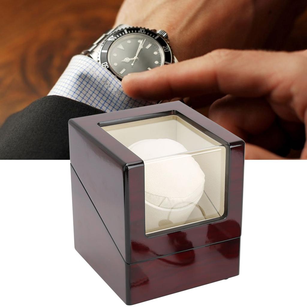 Automatic Watch Winder Box Display Storage Box for Wristwatch Mechanical Watch 100‑240V