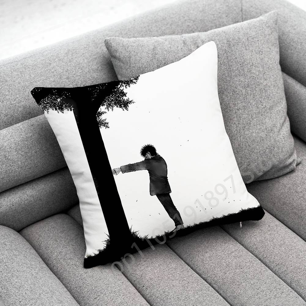 Boxing H-Hajime no Ippo Makunouchi Throw Pillow Case For 45x45cm 40x40cm 30x30cm 50x50cm 55x55cm Square Home Pillowcase Case