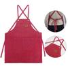 Breathable Waterproof Canvas Apron for Eyelash Extensions and Manicures