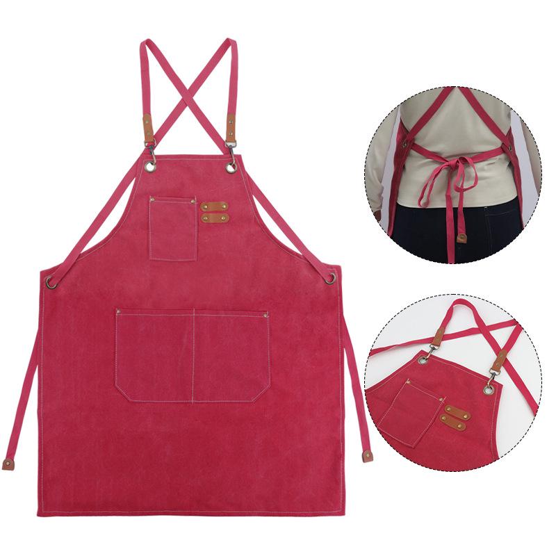 Breathable Waterproof Canvas Apron for Eyelash Extensions and Manicures