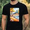 T-Shirt Herren Camping Motiv Baumwolle Größe XS bis 5XL