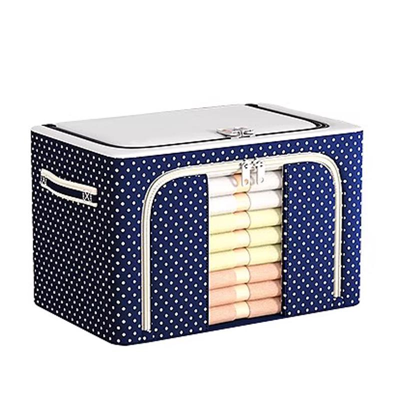 Large Capacity Fabric Wardrobe Organizer with Visual Window