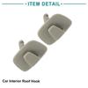ACROPIX Interior Roof Insert Hook Hanger ABS Cover Trim for Volvo S90 V90 Gray 2pcs - -