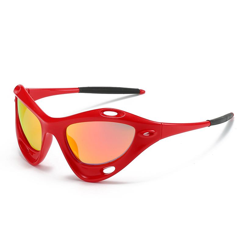 Cat Eye Sunglasses, Cycling Sports Large-Frame Glasses, Personalized Y2K Sunglasses.