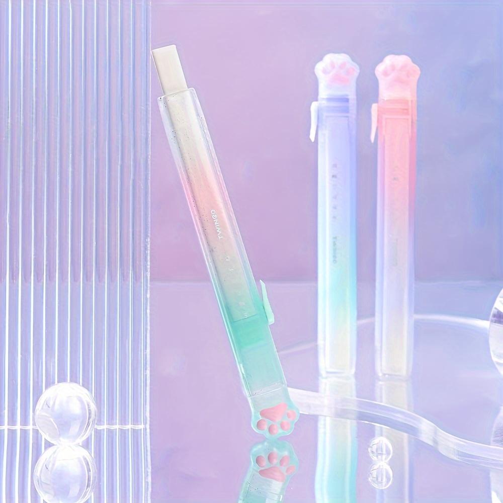 1pcs Push Pull Rubber Eraser  Kawaii Cat Paw Design Cute Eraser for Kids Students and School Supplies Gift Stationery