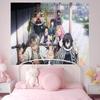 Anime Demon Slayer Kochou Shinobu Cartoon Tapestry Wall Hanging Decoration Household Home Decor