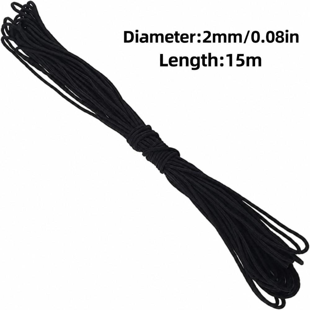 Flexible ylon Paracord 2mm Single-Core Paracord Durable Utility Rope  Camping