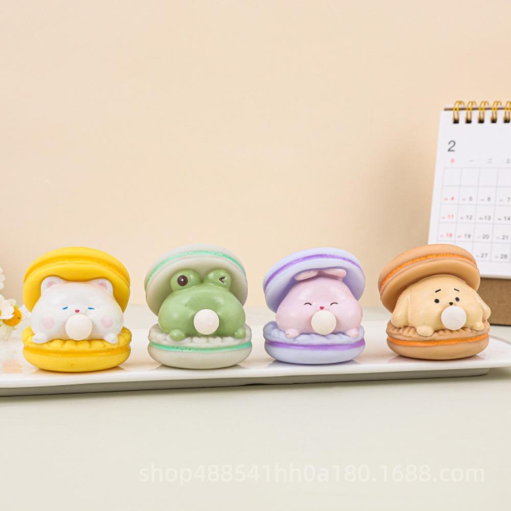 Cute Animal Spit Bubble Burger Stress Relief  Toy - Sensory Fidget Toys for Kids Adults, Anxiety Sensory Squeeze Gift