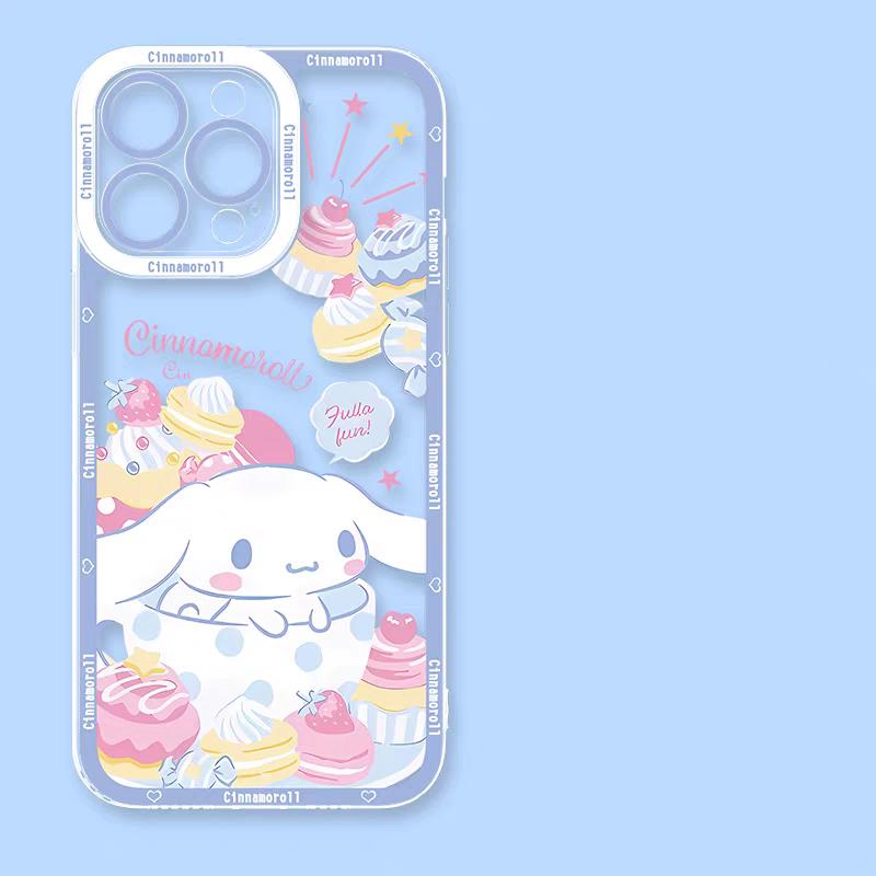 Pretty Cute Cinnamoroll Case For Xiaomi Redmi 15C Note 15 Pro 14C Note 14 13 12 10 11 Pro Plus 11S 13C 12C 5G 4G Clear Casing