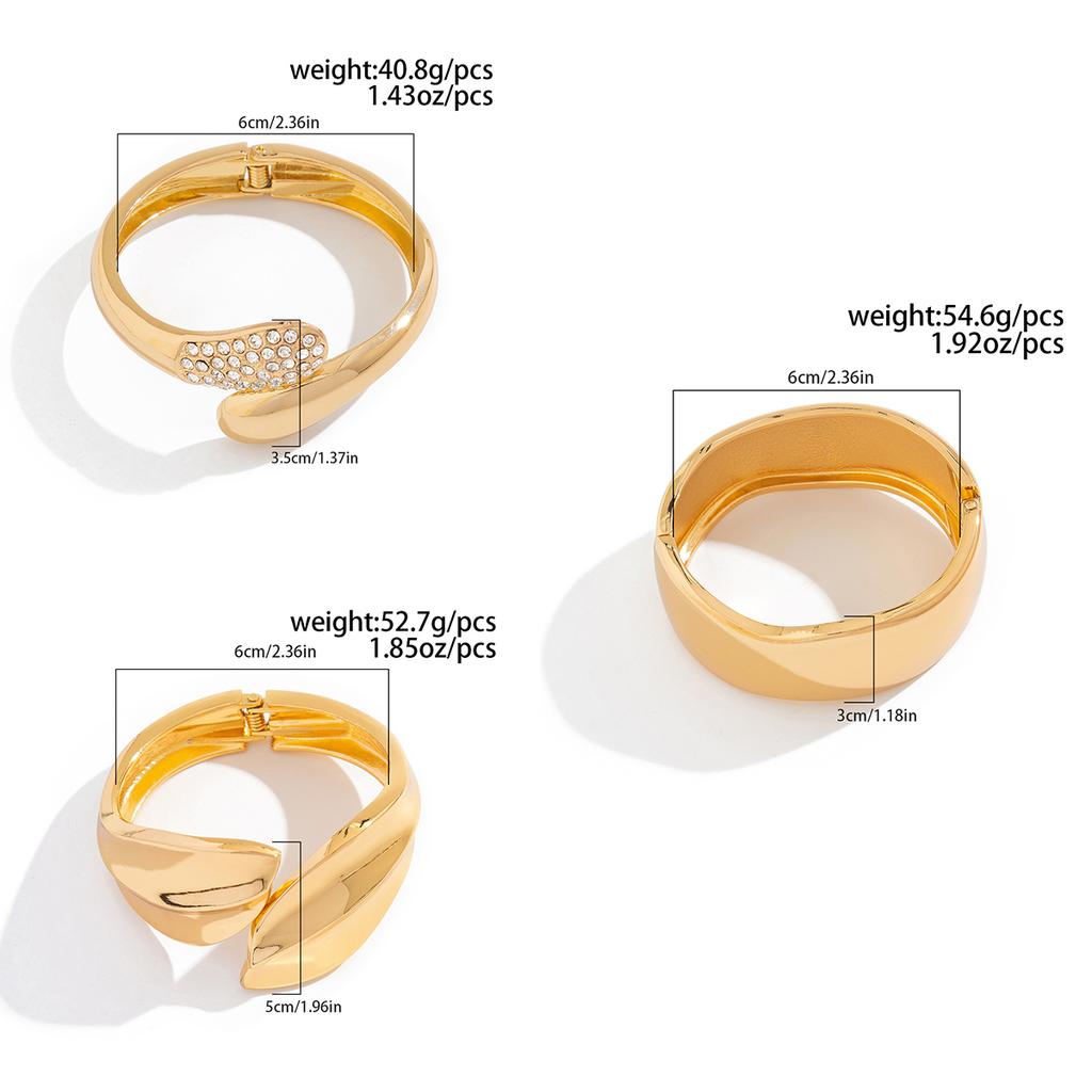 IngeSight.Z Exaggerated Irregular Heavy Metal Wide Bangle for Women Personality Trend Leaves Opening Bracelet Punk Party Jewelry