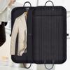 Funda protectora para traje de tela Oxford, bolsas para abrigos de traje a rayas, bolsa de almacenamiento de ropa, funda transpirable para traje, bolsa de transporte para ropa y vestidos.
