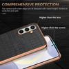 AZNS For Samsung Galaxy A36 5G Case Electroplating Crocodile Texture PU+TPU Phone Cover