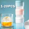 Large Ice Ball Mold Silicone Whiskey Ice Maker for Cocktails Round Ice Cube Tray Easy Release Home Bar Accessories Kitchen Tool