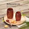 Wood Milk Cup Smooth Drink Cup Lightweight Restaurant Mug  Hotel