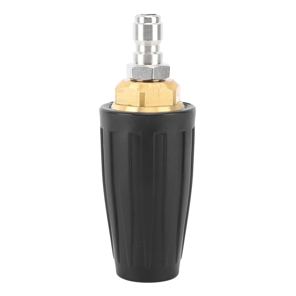 Pressure Washer Turbo Nozzle 1/4in Quick Connect Ceramic Core Copper 3000PSI Rotating Turbo Nozzle