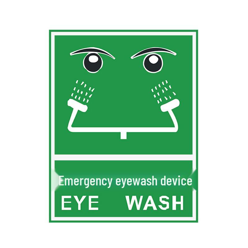 Emergency Eyewash & First Aid Safety Sign Standard