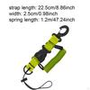 Scuba Diving Camera Lanyard Webbing Strap Portable Retractable with Quick Release Buckle for