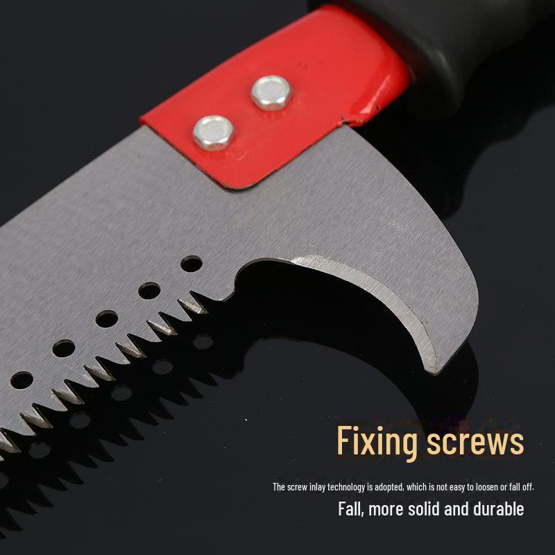 Curved Garden Hook Saw - Single/Double Pruning Tool for Fruit Trees and Woodworking.