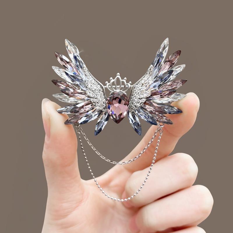 Ancient style auspicious clouds peony flower brooch elegant temperament high-end fashion corsage cheongsam Hanfu suit pin accessories