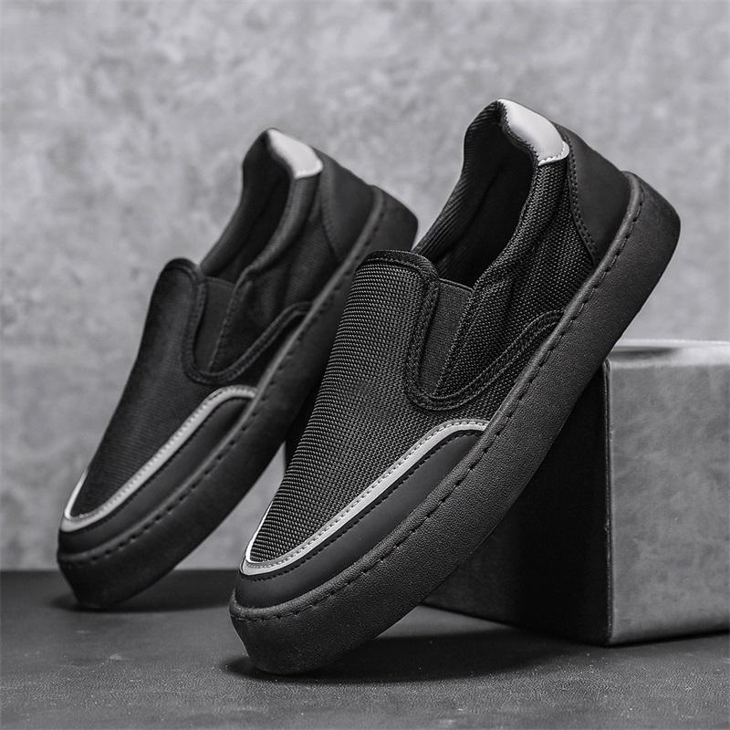 Fashion 2025 Summer New Breathable Mesh Cloth Shoes Lightweight Men's Canvas Casual Shoes Mesh Surface Light Luxury Cloth Shoes