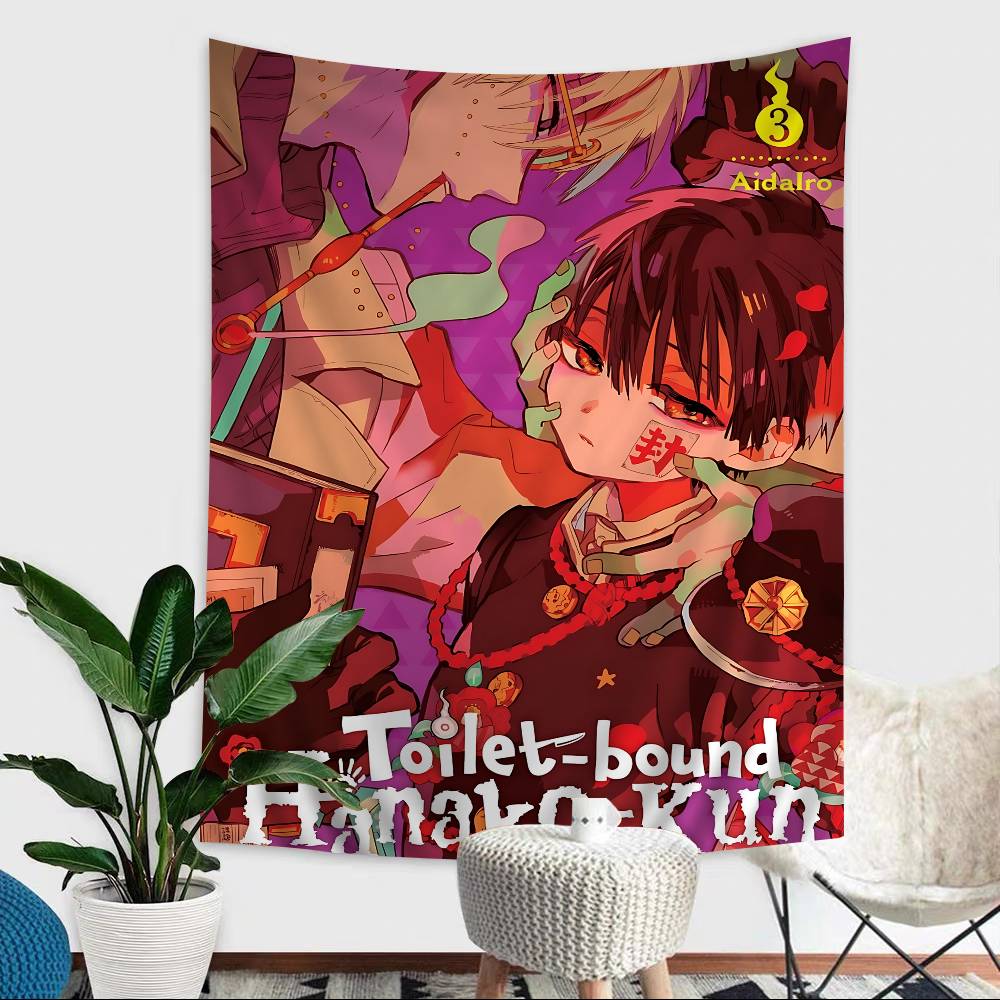 Anime Toiletbound Hanakokun Anime Tapestry Indian Buddha Wall Decoration Witchcraft Bohemian Hippie Wall Hanging Sheets