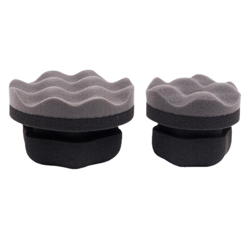 Car Tire Wax Applicator Sponge Multifunctional Tire Waxing Spong Wax Applicator Designed for Simple Grip & Repeated Use