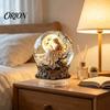 Sternenhimmel Geschenke Mond Stern/Fee Kristallkugel Ornament, Dekorative Acryl Kugel für Schlafzimmer Wohnzimmer Langlebige Balkon Ornamente Zimmer Schreibtisch Dekoration,