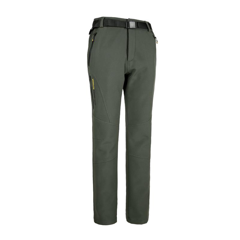 Winter Fleece-Lined Windproof Waterproof Hiking Pants for Men & Women – Softshell, Warm, Ideal for Couples