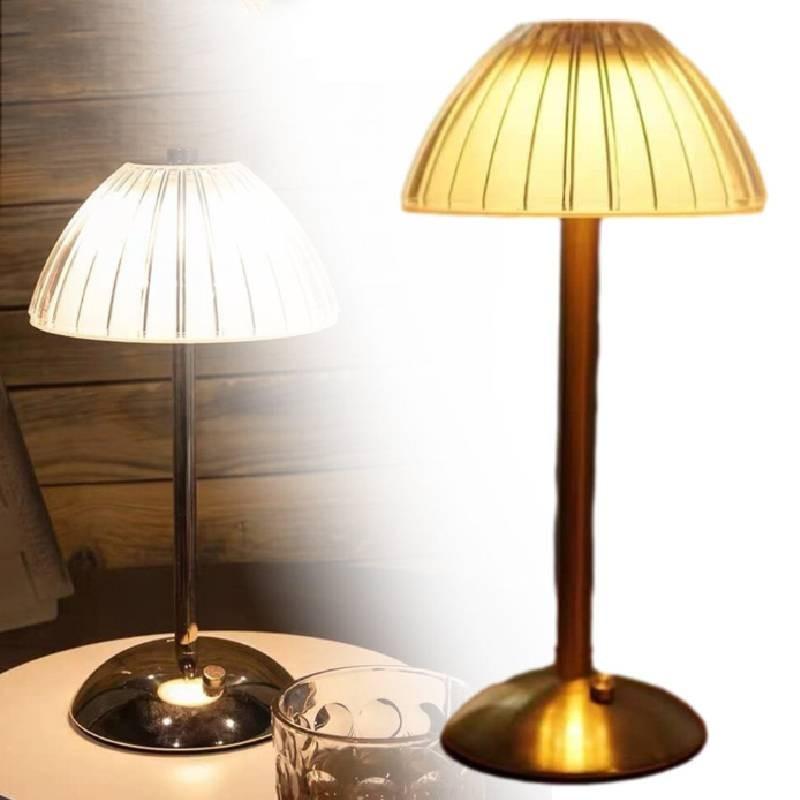 Elegant 5v Touch Sensor Retro Metal Table Lamp With Creative Pumpkin Style And Versatile Night Light Function