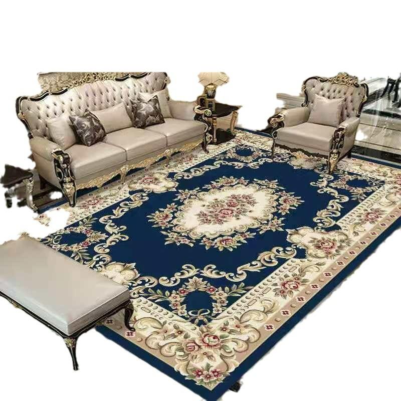 European Style Living Room Carpet Sofa Coffee Table Carpet Large-area Bedroom Bedside Carpet