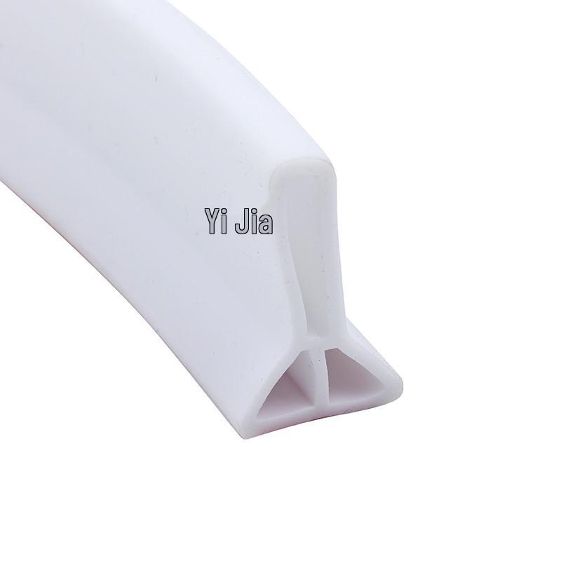 

Водонепроницаемая полоса-барьер для воды для ванной и кухни для разделения мокрой и сухой зон и зонирования 5 cm height - White