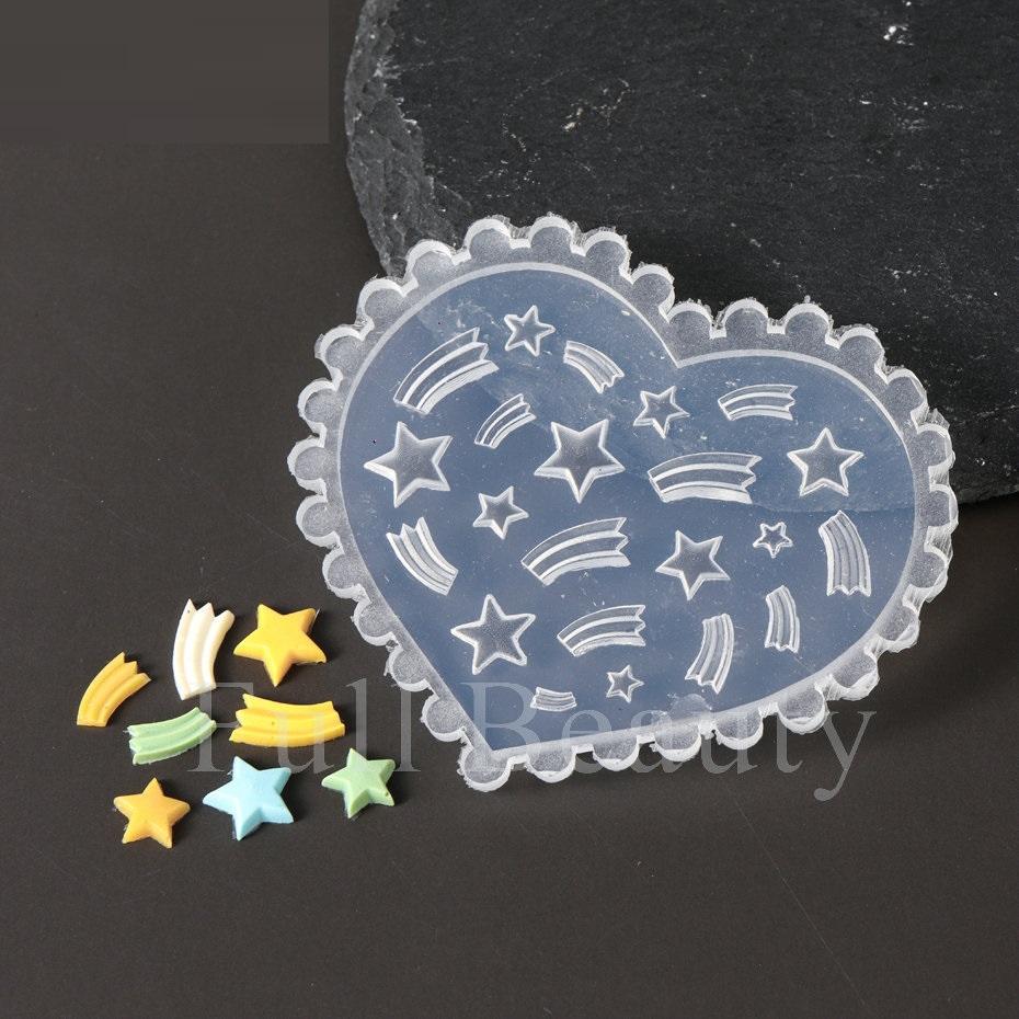 

Силиконовый набор скребков для нейл-арта с металлической ручкой, инструмент для маникюра с изображением штампа для нейл-арта