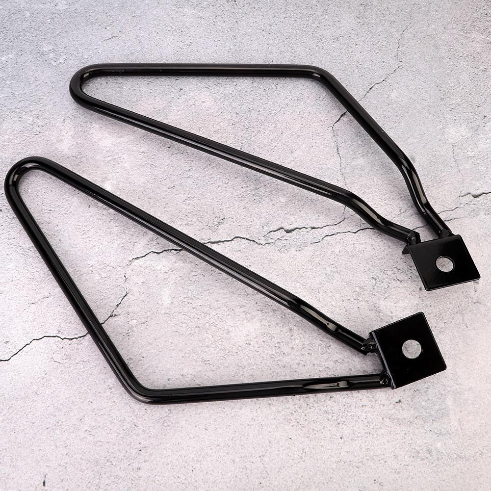 Universal Motorcycle Iron Saddlebag Mount Brackets Support Accessories