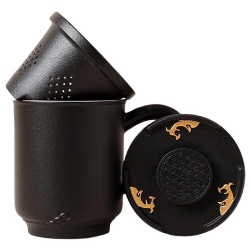 Lubao Dragon Zodiac Ceramic Tea Infuser Mug