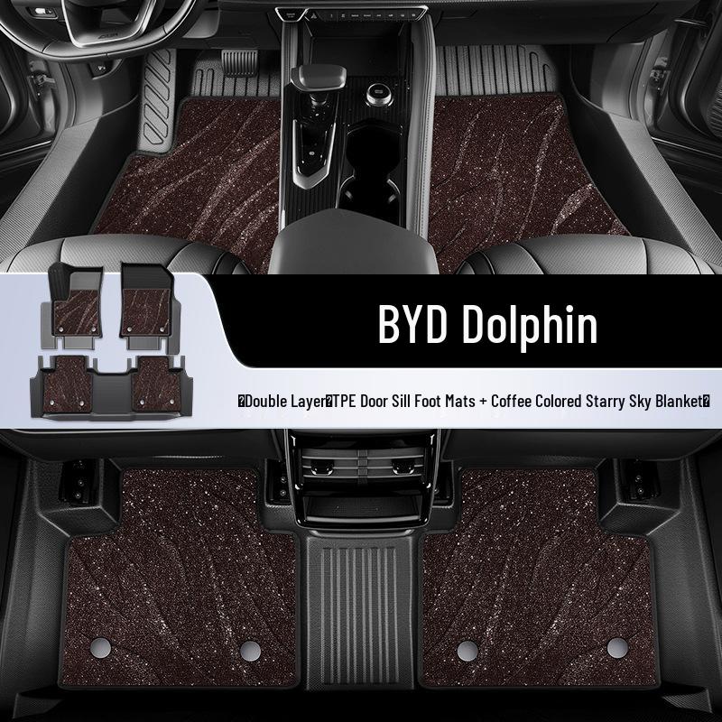 2025 BYD Dolphin TPE Full Surround Floor Mats - Interior Accessories