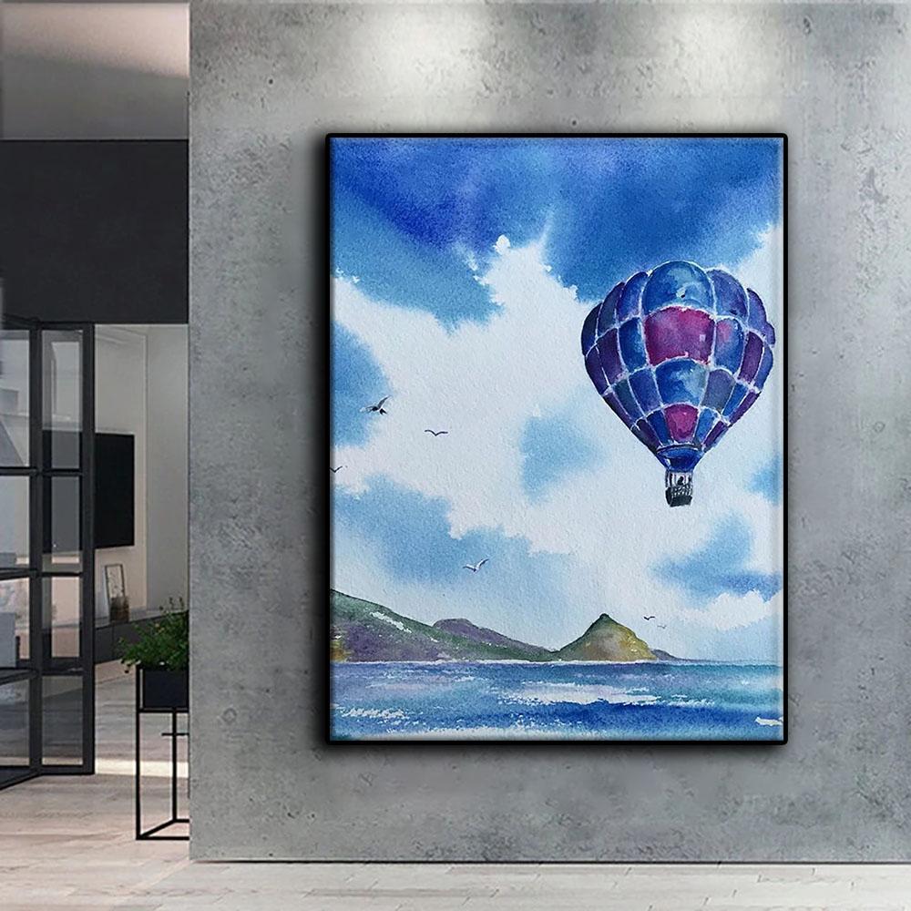5D DIY Diamond Painting Hot Air Balloon Cross Stitch Diamond Art Embroidery  Mosaic Home Deco