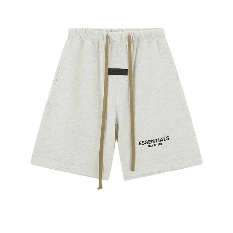 FOG ESSENTIALS Pánské bavlněné kraťasy Volný střih Streetwear Ležérní teplákové