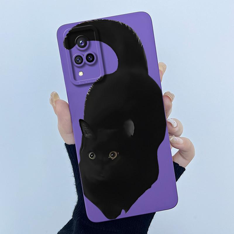 For Vivo V21 4G VIVOV21 5G Cases V2066 V2108 V2050 Soft Silicone Phone Case Sweet Printing Cute Cartoon Protective Painted Cover