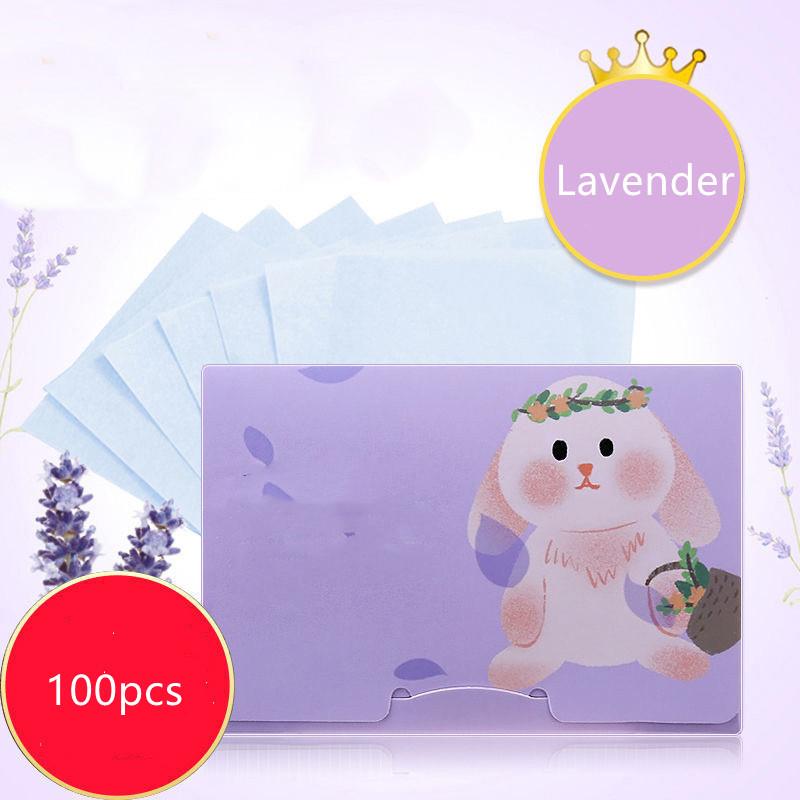 100 pçs camomila rosto absorvente controle de óleo toalhetes de papel remoção de óleo absorvente folha matcha rosto oleoso blotting ferramentas de beleza